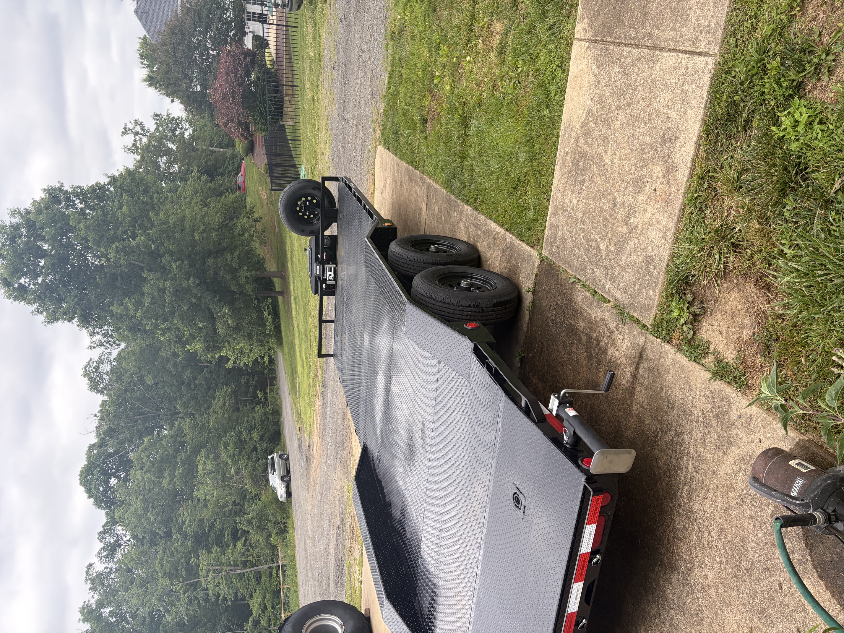 Sturdy Rentals 20ft PJ car hauler trailer available for rent in Northern Virginia
